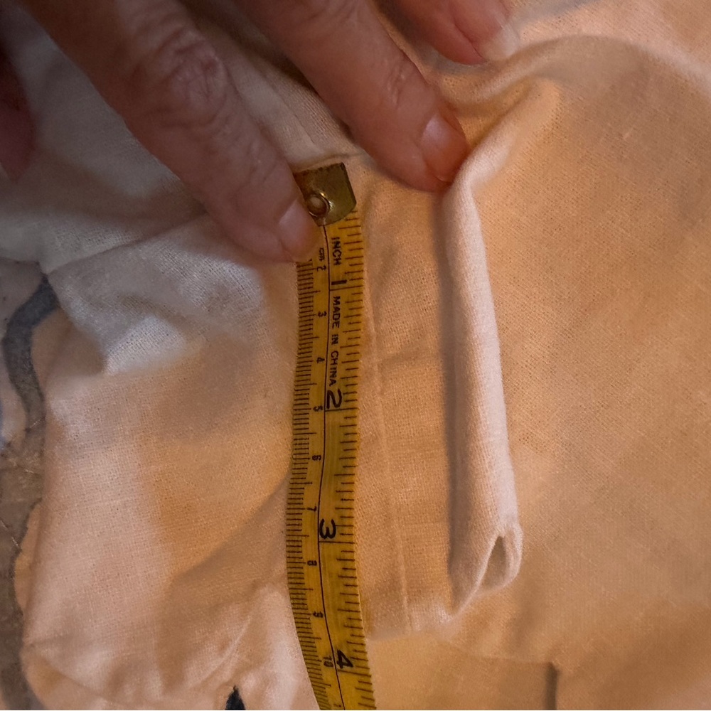 J. Crew Scalloped Shorts - White, Peach, Black, chambray blue - Picture 15 of 16